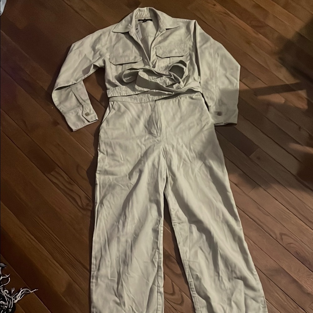 Brand New banana republic romper- Women's Cream Jumpsuit